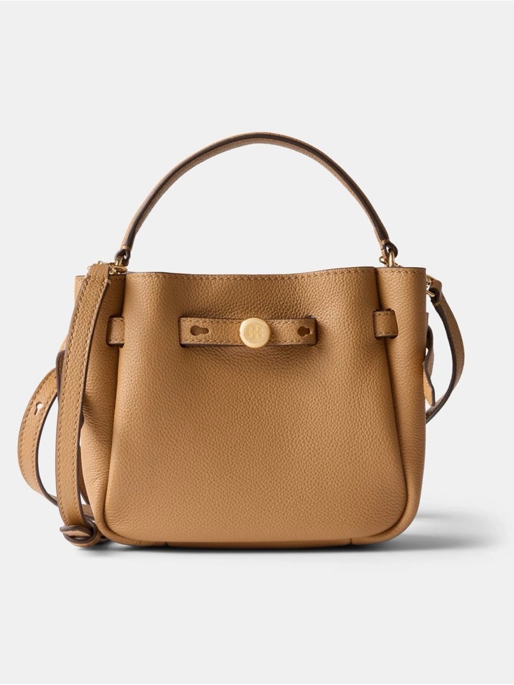 Tory Burch Pebbled Leather Mini Romy